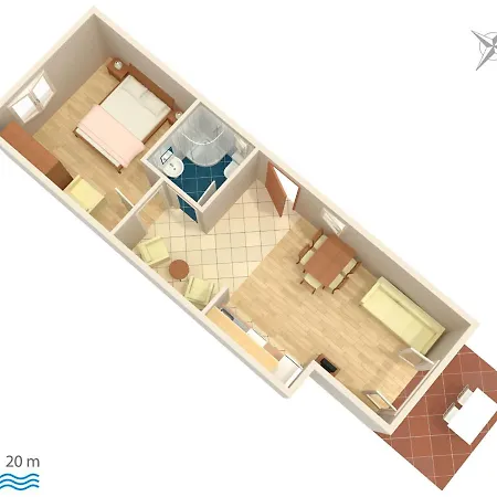 Апартаменты Family Friendly With A Swimming Pool Jelsa, Hvar - 4608 Елса